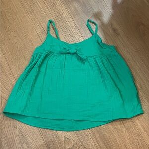 Cat & Jack Green Tank Top with Bow